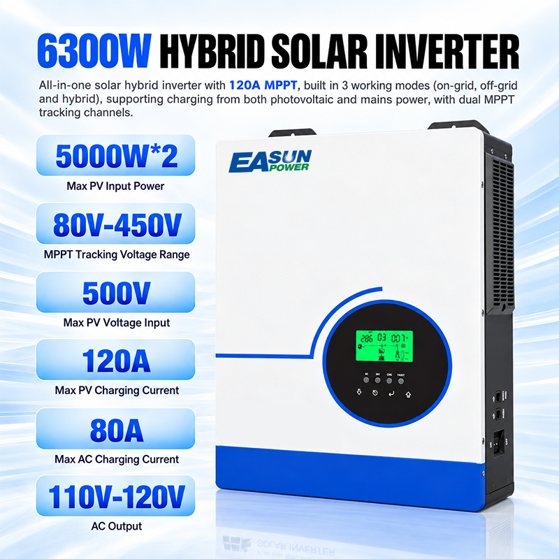 Inversor solar híbrido EASUN P - Grid Tie Inverter Limiter 2000W reseña y precio