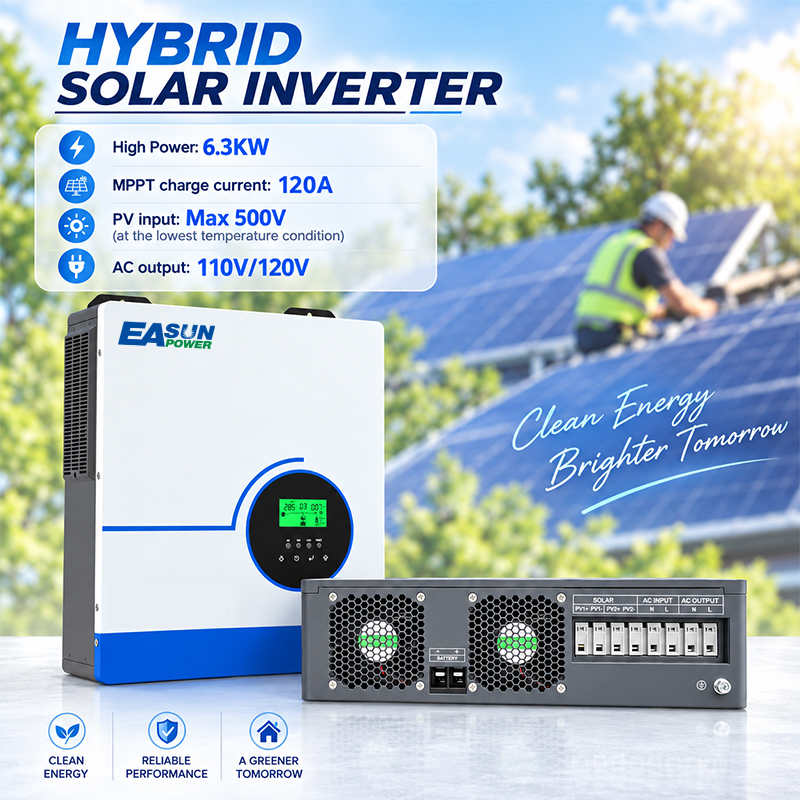 Inversor solar híbrido EASUN P - Grid Tie Inverter Limiter 2000W reseña y precio