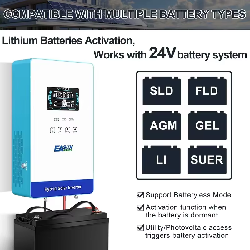 Inversor solar híbrido EASUN P - Grid Tie Inverter Limiter 2000W reseña y precio