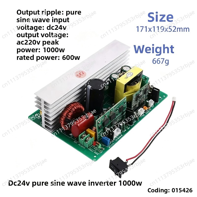Placa base de inversor de onda - Pure Sine Wave Inverter Board 24V 48V reseña y precio