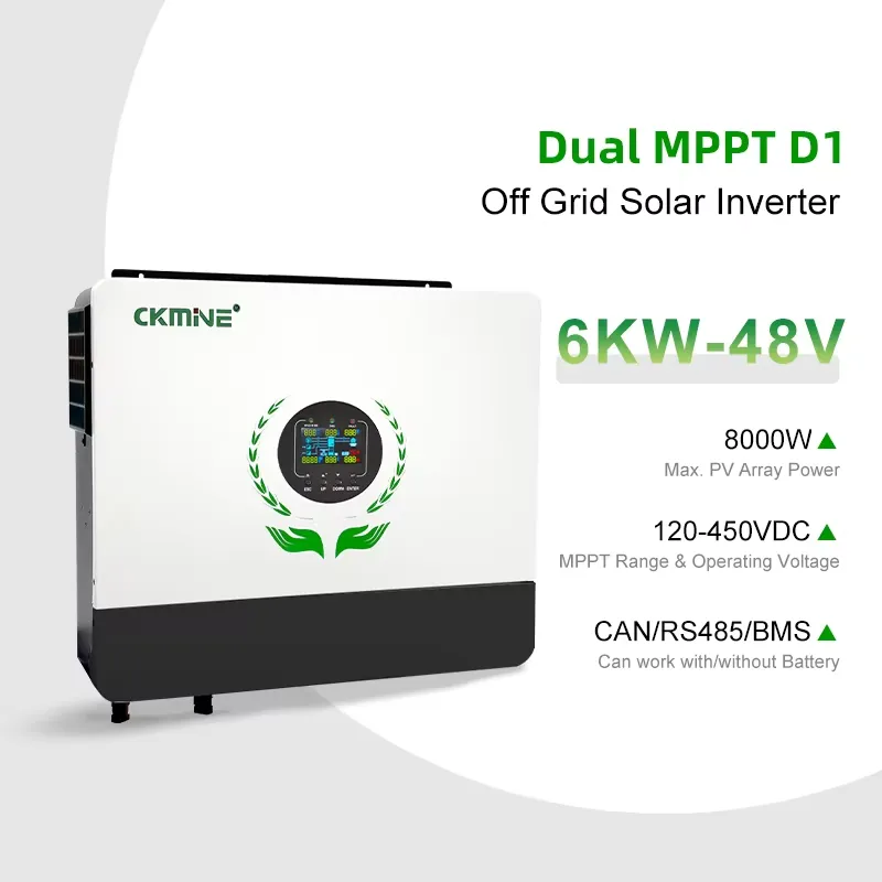 Inversor Solar Dual MPPT de 6K - Off Grid Solar Inverter 48V 6000W reseña y precio