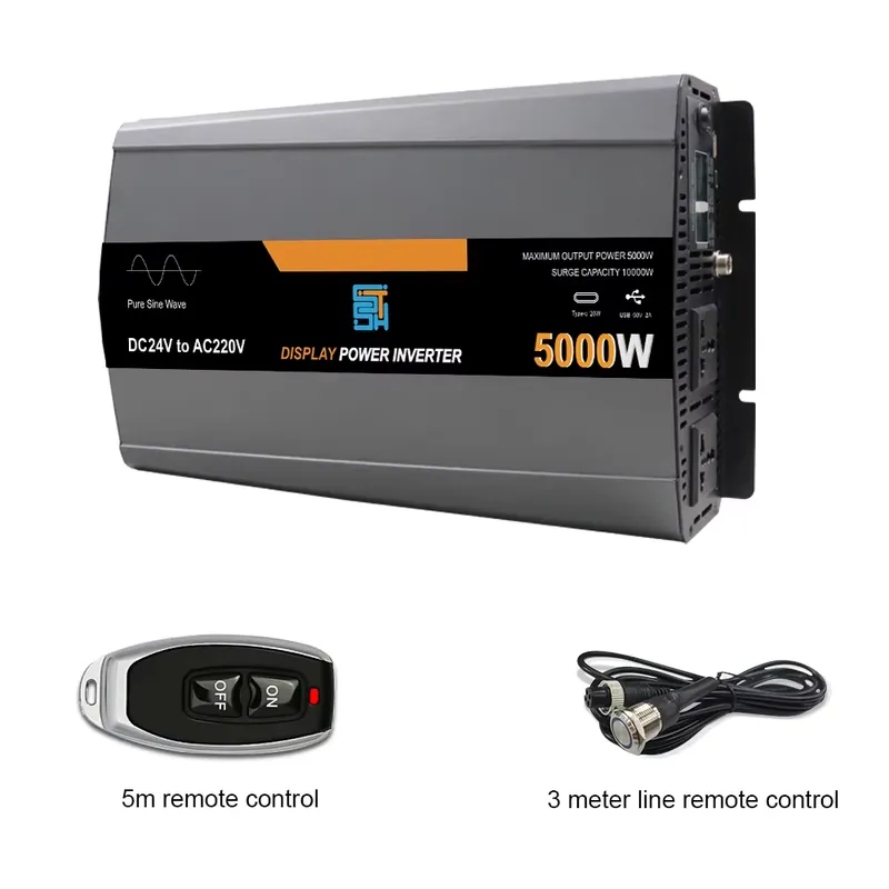 Inversor de corriente de onda  - Off Grid Solar Inverter 48V 6000W reseña y precio